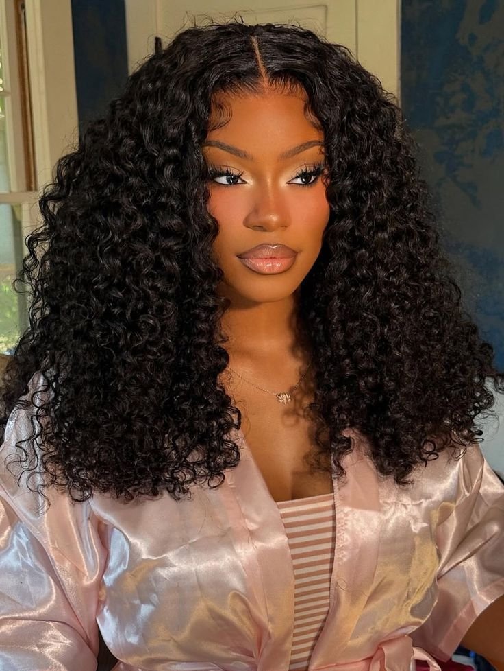 Perruque métissée avec frontale